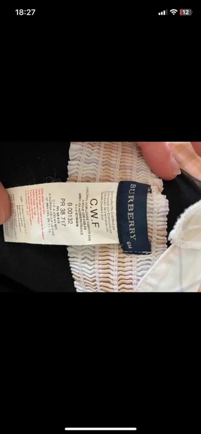Maillot burberry - photo numéro 6