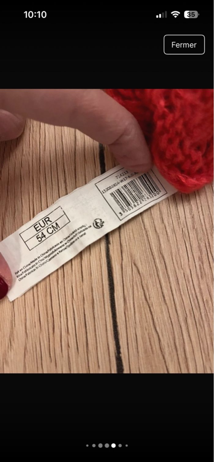 Lot de 2 bonnets enfant 52/54cm - photo numéro 6