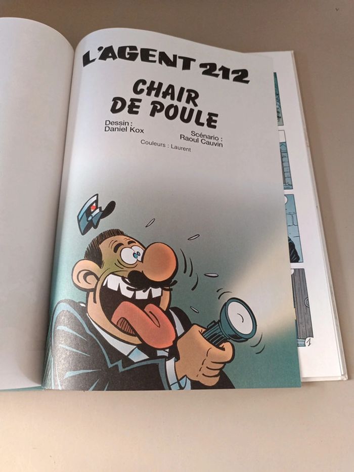 L'Agent 212 numéro 20 chair de poule Cauvin Dupuis - photo numéro 4