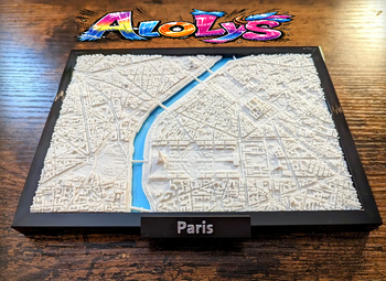 Cadre décoratif 3D - Paris