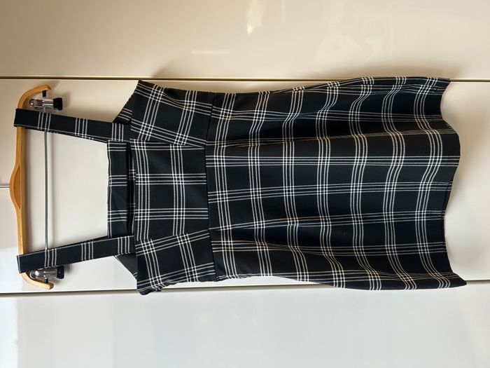 Robe noire quadrillée Divided H&M - Taille 36 - photo numéro 3