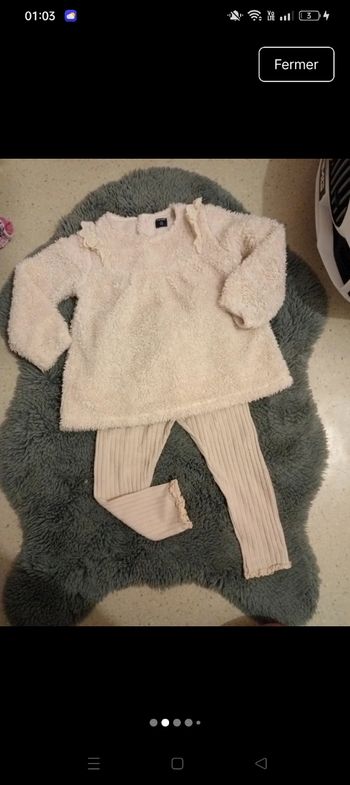 Ensemble Kiabi beige 