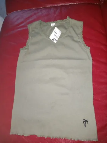 Débardeur kaki 12 ans
