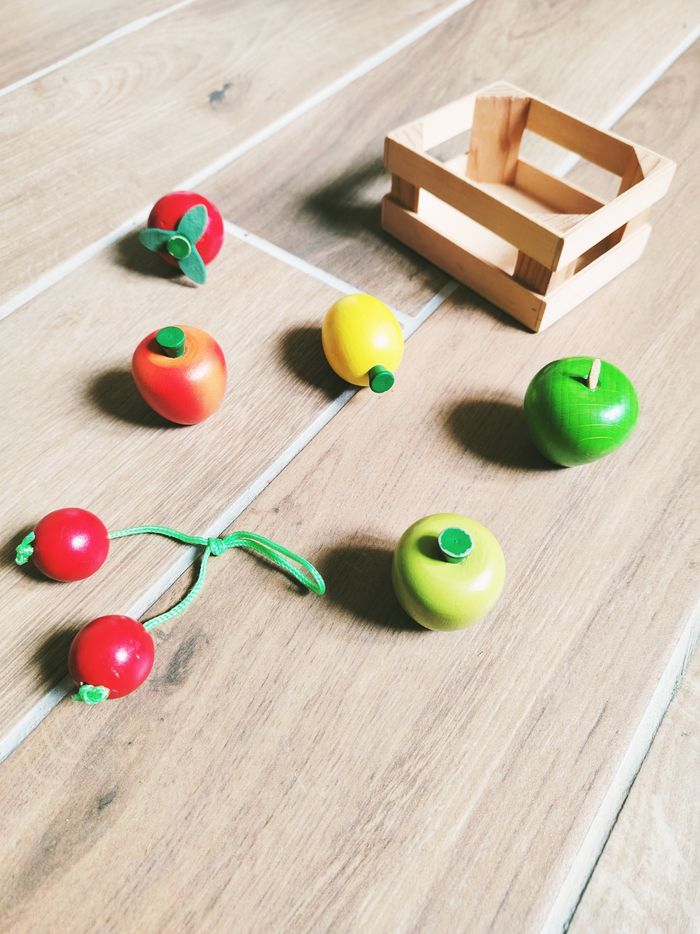🍒Dinette petite cagette de fruits en bois marque Janod - photo numéro 3