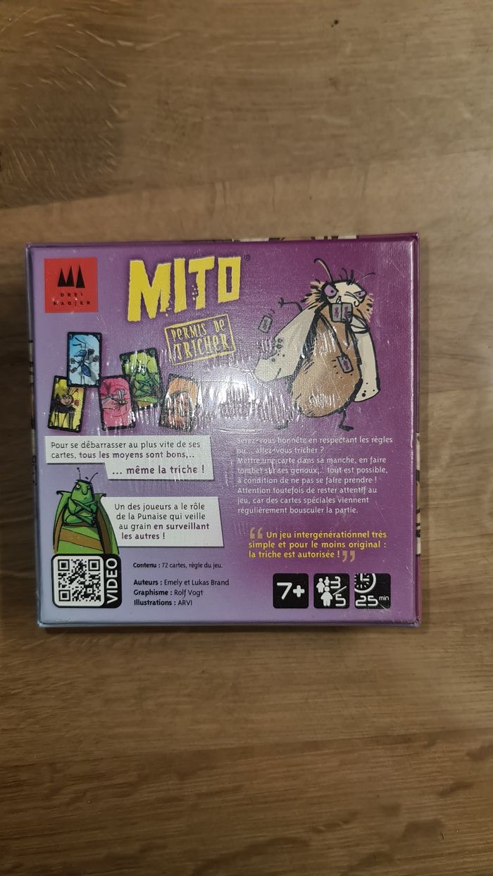 Neuf sous cellophane jeu de cartes Mito des éditions Gigamic - photo numéro 2