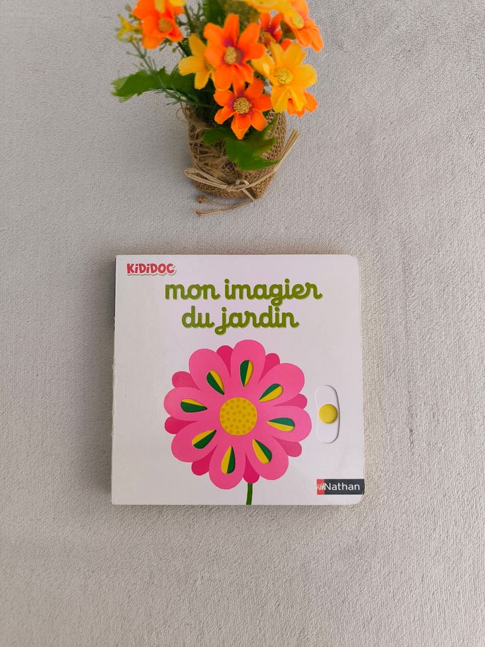 Livre Kididoc Mon imagier du jardin Nathan