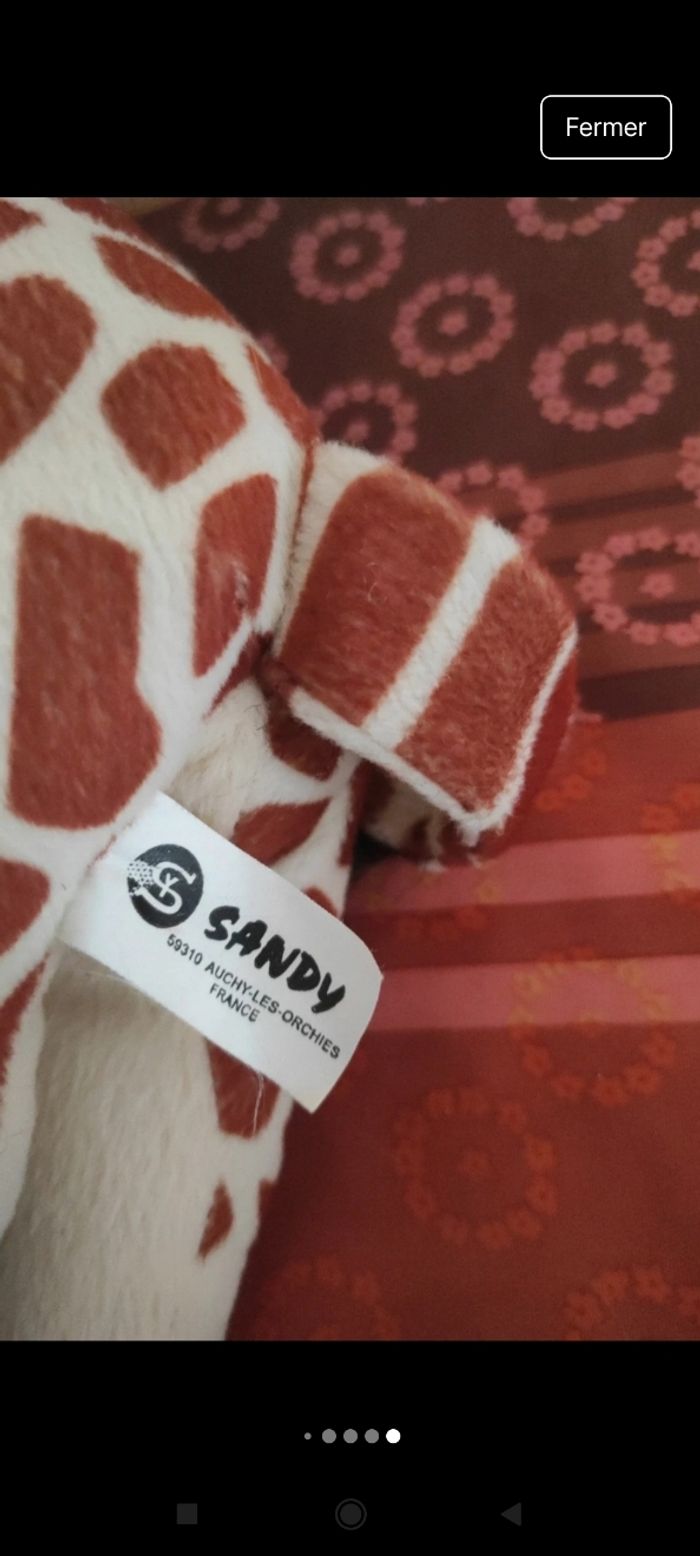 Très belle peluche girafe j45 - photo numéro 7