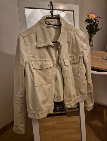 Veste en jean crème