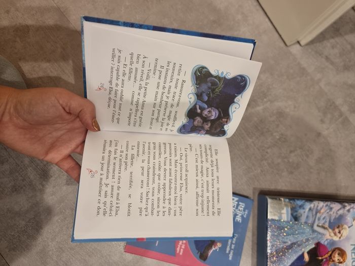 Coffret livre la reine des neiges bibliothèques rose - photo numéro 6