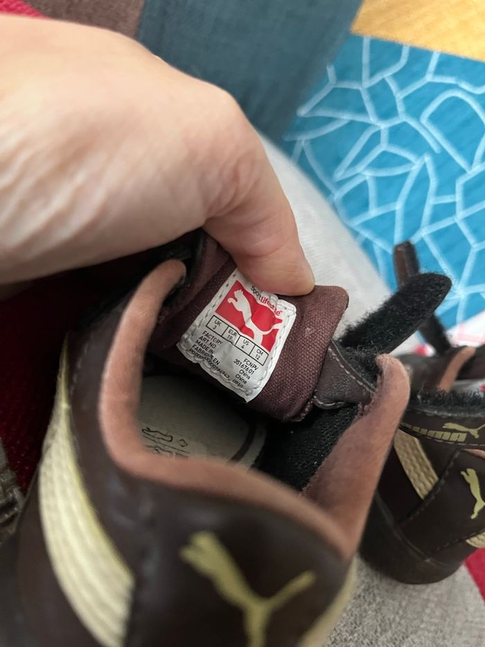 Baskets marron bébé garçon, taille 19/ puma - photo numéro 3