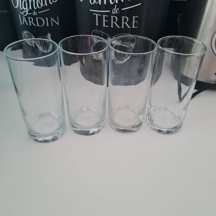 Lot de 4 grands verres