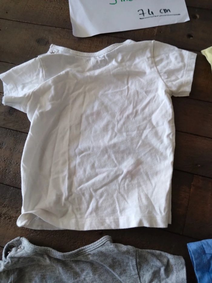Lot de t shirt été bébé fille 9 mois lupilu - photo numéro 11