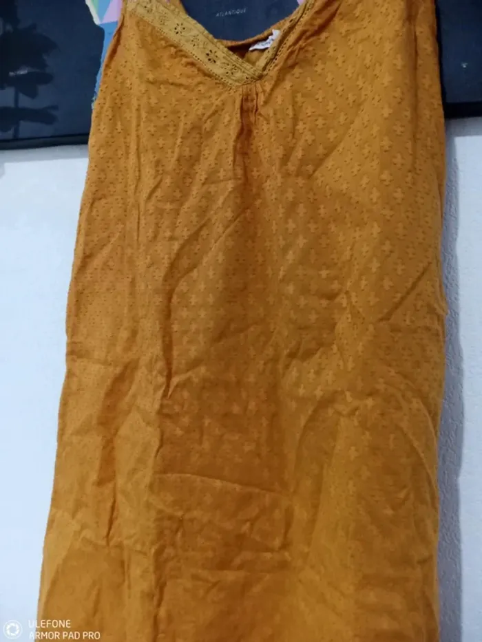 Chemise de nuit en plumetis imprimee - photo numéro 2