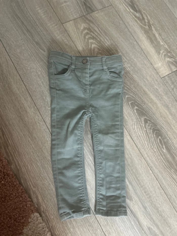 Jeans slim kaki enfant