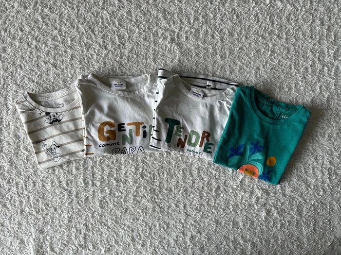 Lot 4 t-shirt T18mois TAO gemo primark - photo numéro 2
