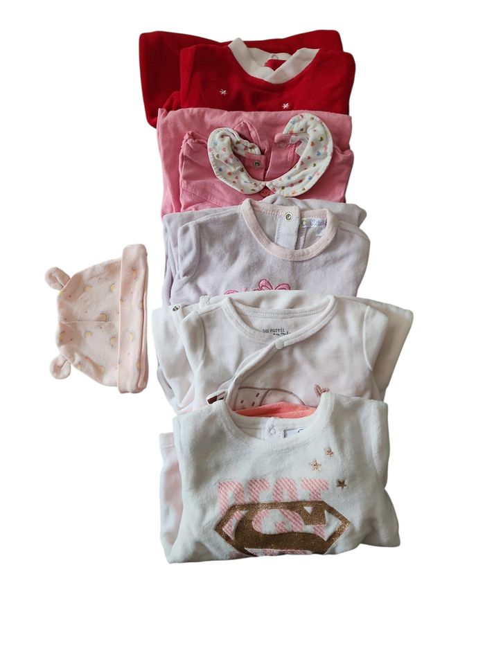 Lot bébé fille gigoteuse pyjama 6 mois - photo numéro 4