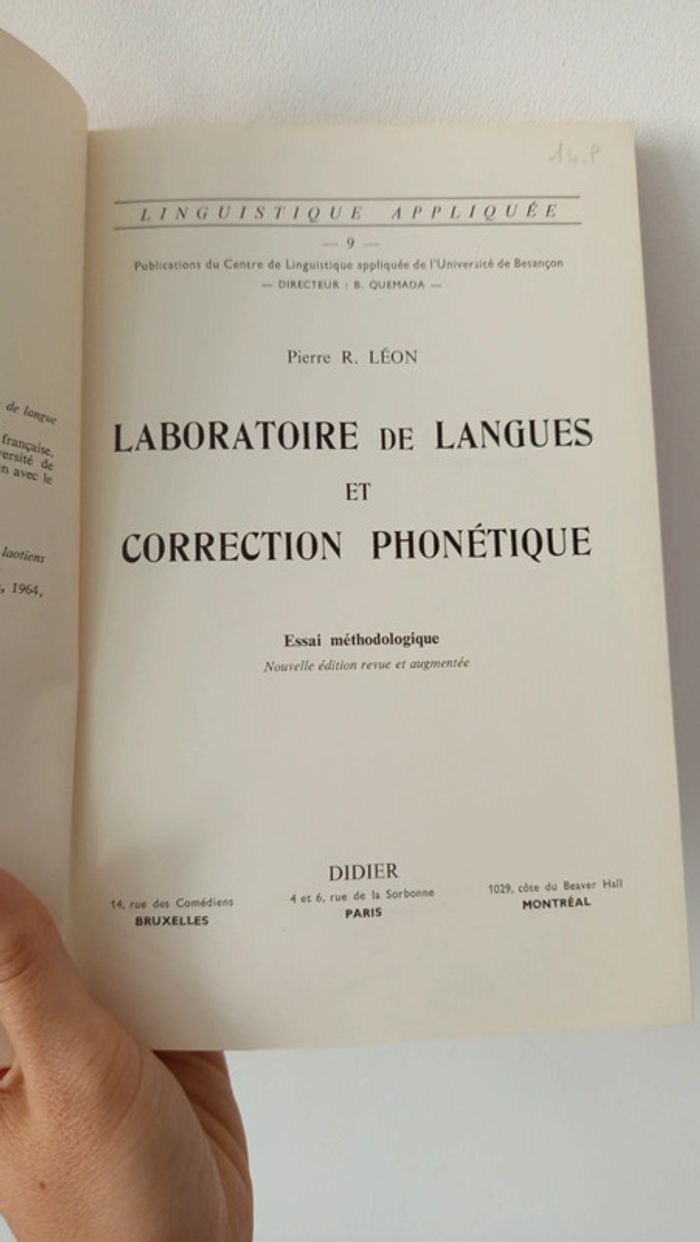 Lot de 2 livres 🔸 labo de langues et phonetique - photo numéro 13