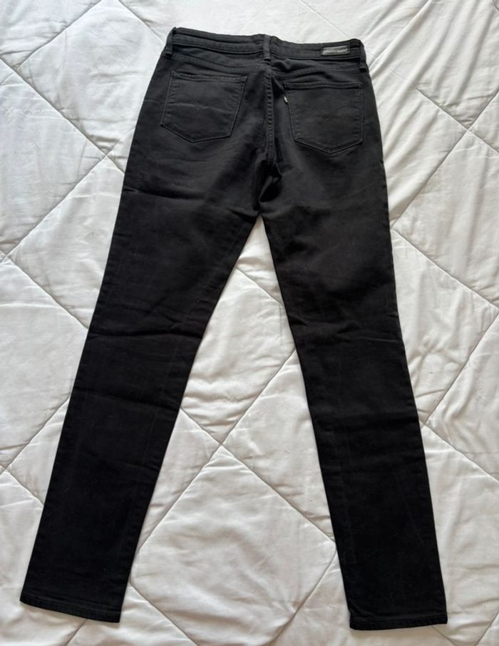 Jean levi’s noir demi curve slim femme mi taille / taille basse taille S/36 L32 - photo numéro 11