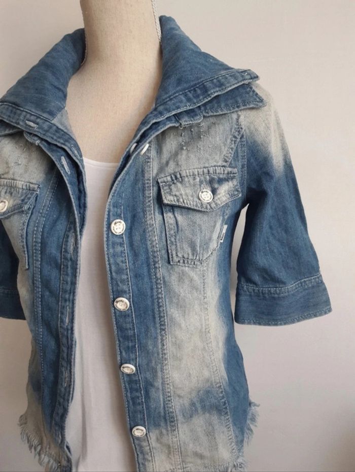 Veste en jean Backs T38 - photo numéro 2