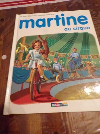 Livre Martine au cirque Casterman 1984