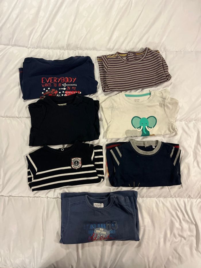 Lot 7 tee shirt ML 12M