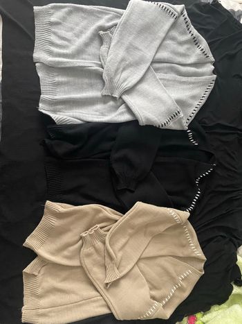 Lot 3 gilets cardigans long oversize 