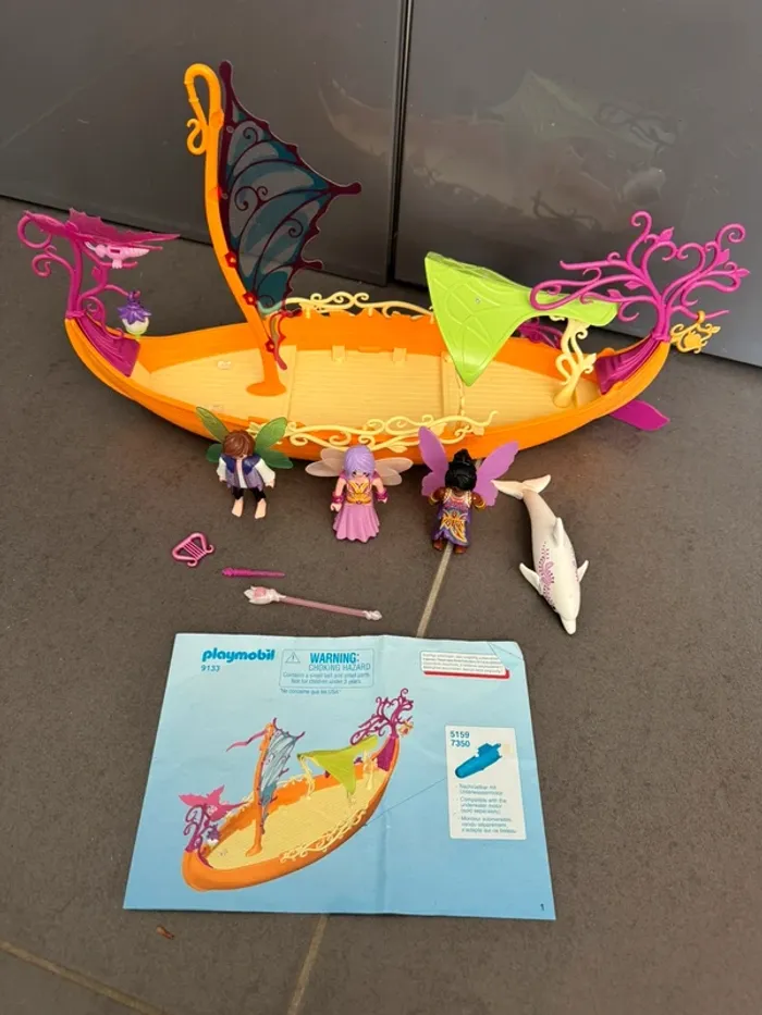 Playmobil 9133 bateau des fées enchanté