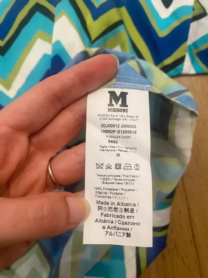 Top oversize à rayures Missoni taille M - photo numéro 4