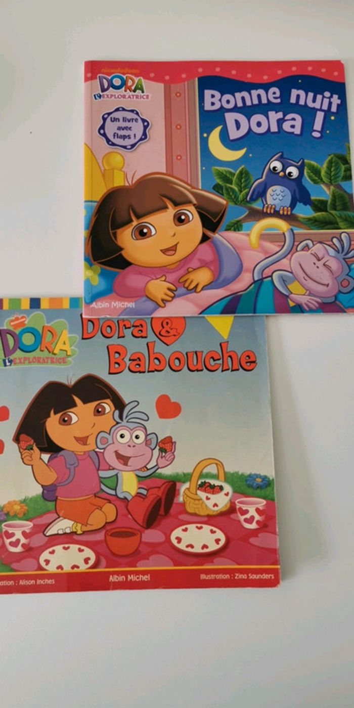 Lot 2 livres Dora
