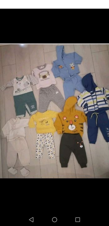 Lot de vêtements bébé garçon