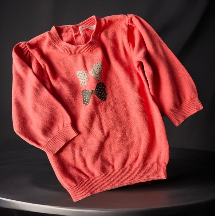 Superbe pull noeud papillon