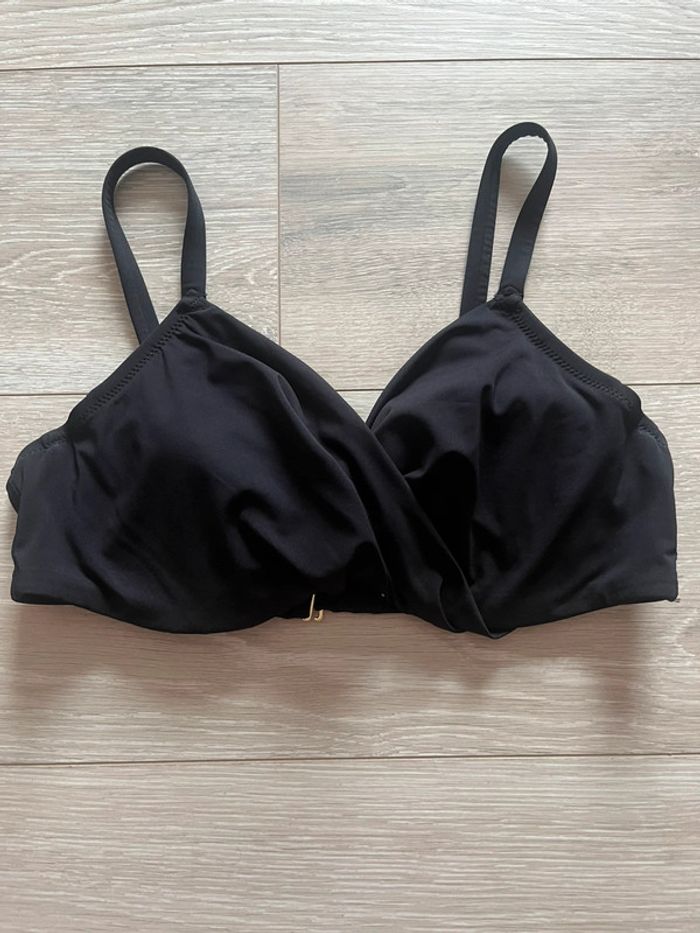 Haut de maillot de bain noir