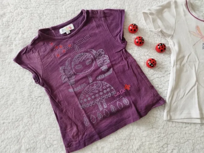 🦋 T-shirt petite fille 🦋 - photo numéro 2