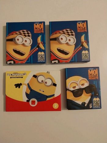 Lot 4 jeux Mac donalds minion