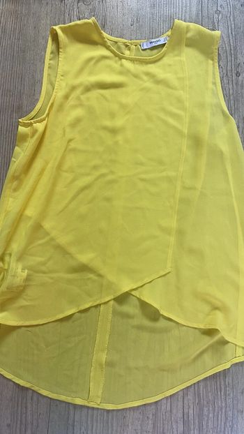 Teeshirt mango jaune taille s
