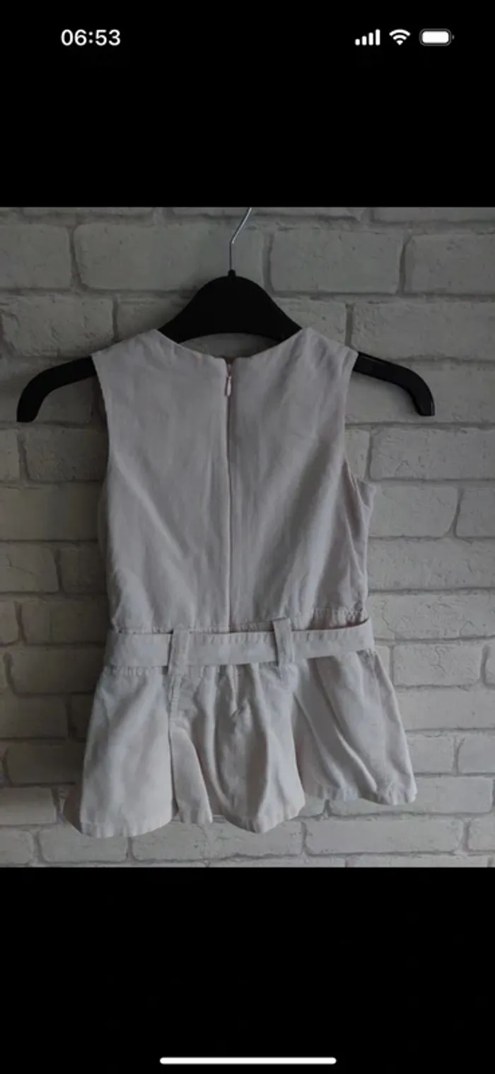 Robe en velours Cyrillus taille 5 ans - photo numéro 2