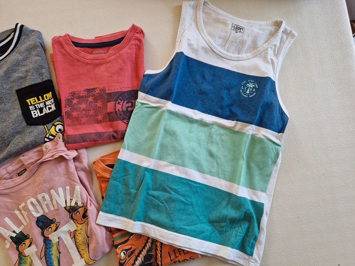 Lot tee-shirts 8 ans - photo numéro 2