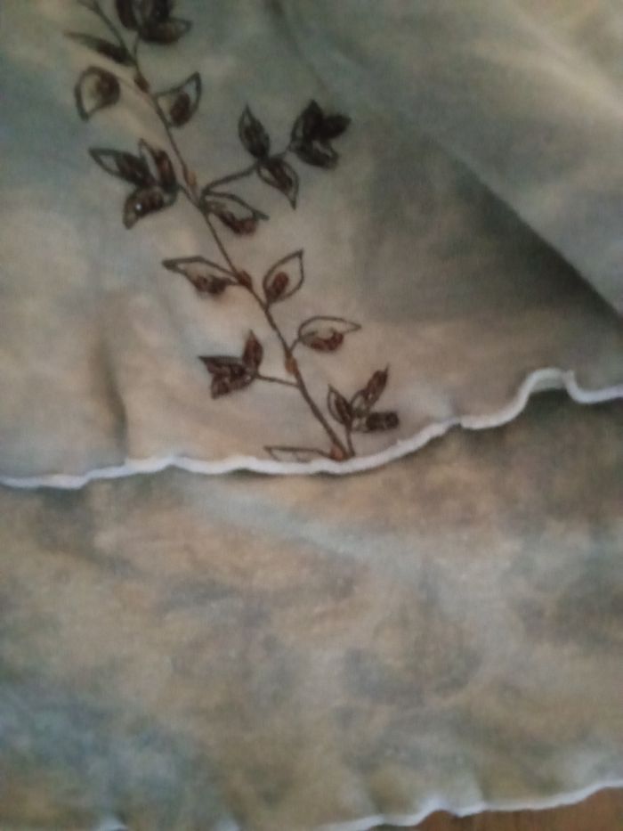 Débardeur motifs fleurs/perles cousues - photo numéro 4