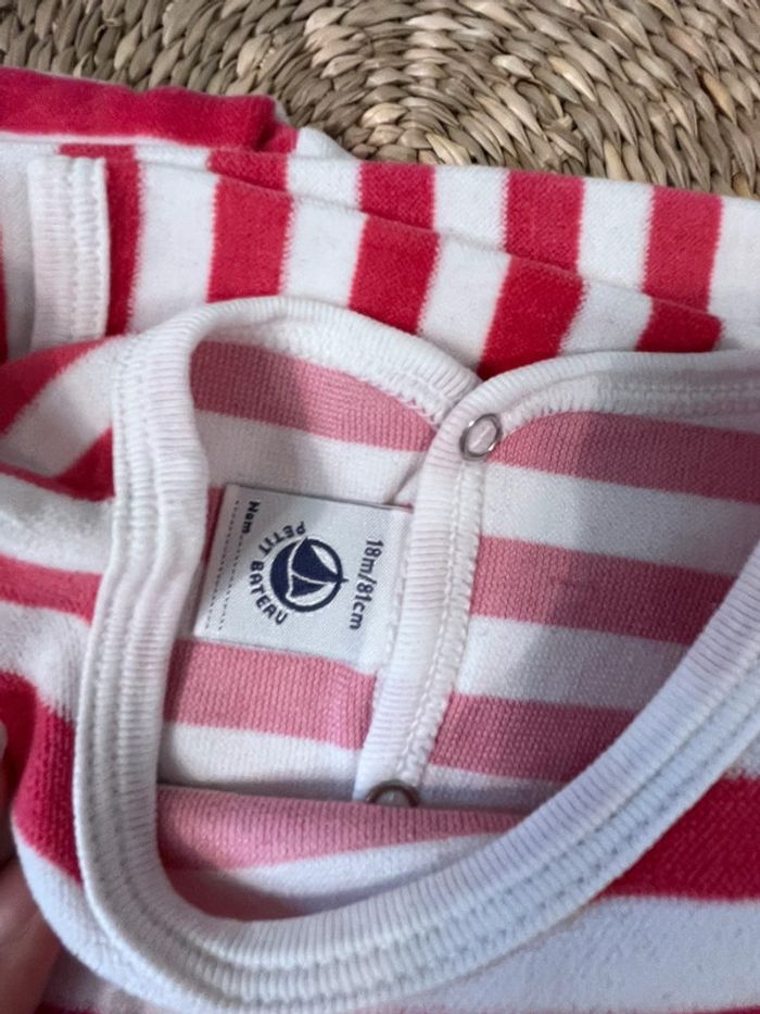 Pyjama velours 18 mois petit bateau - photo numéro 2
