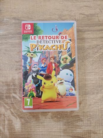 Jeu switch "le retour de détective Pikachu"