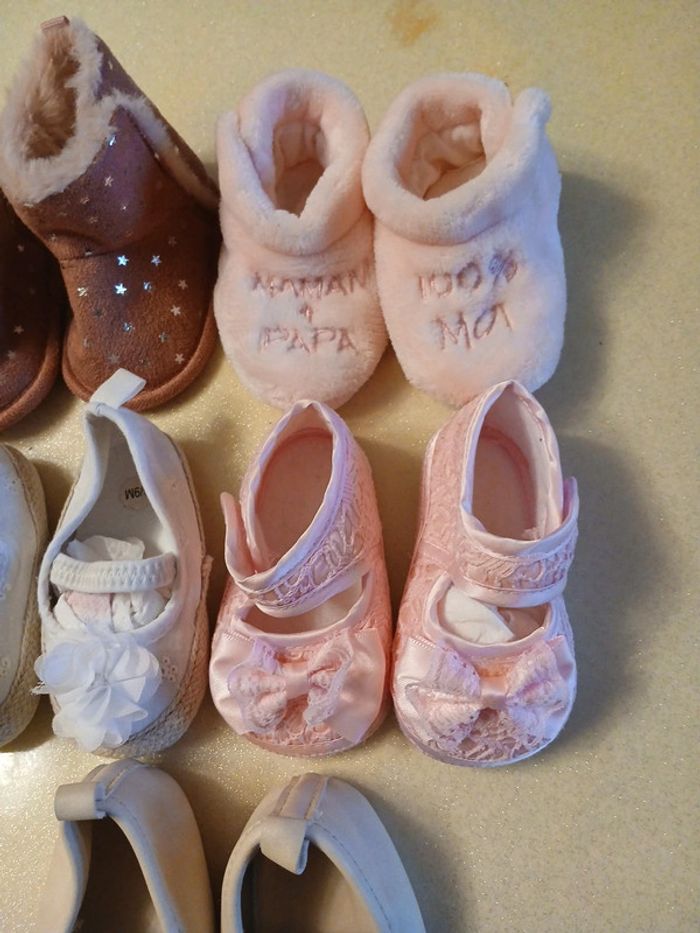 Lot 5 paires de chaussures 🩰 fille - photo numéro 3