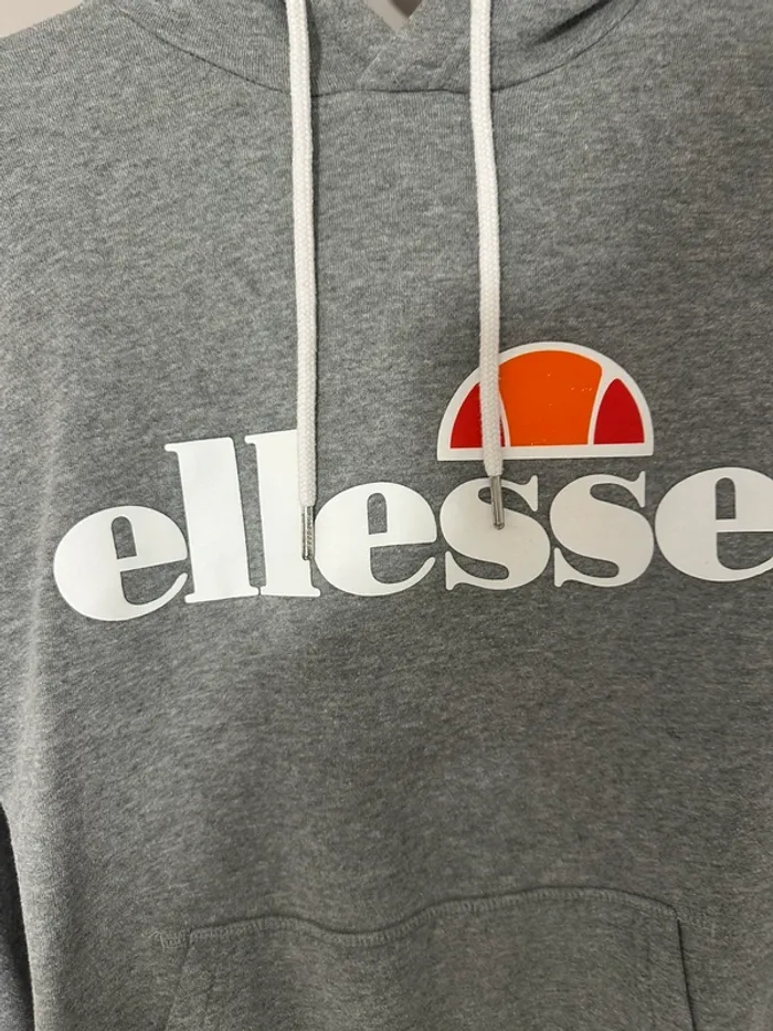 Sweat à capuche Ellesse – Gris – Taille 34 - photo numéro 2