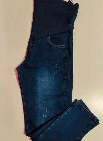 Jean bleu marine de grossesse taille S