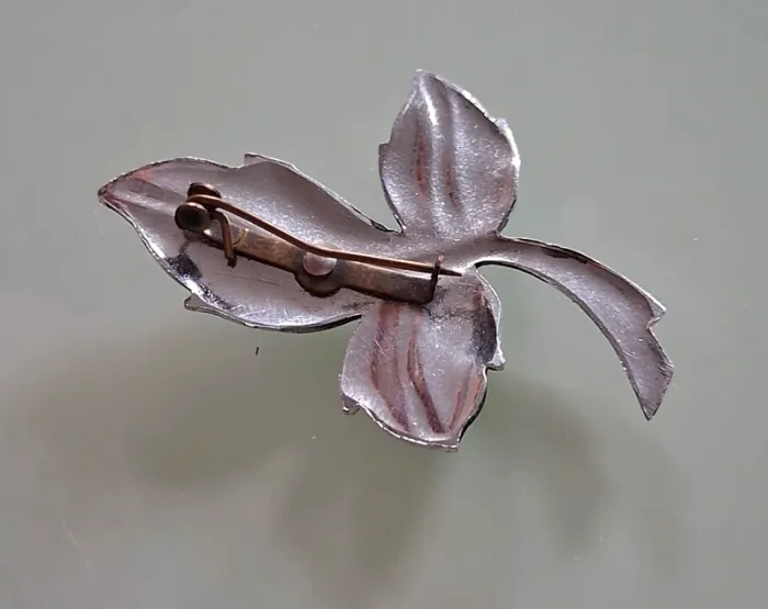 Broche représentant une feuille - photo numéro 2