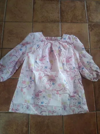 Tunique Fleurie Fille 8 ans