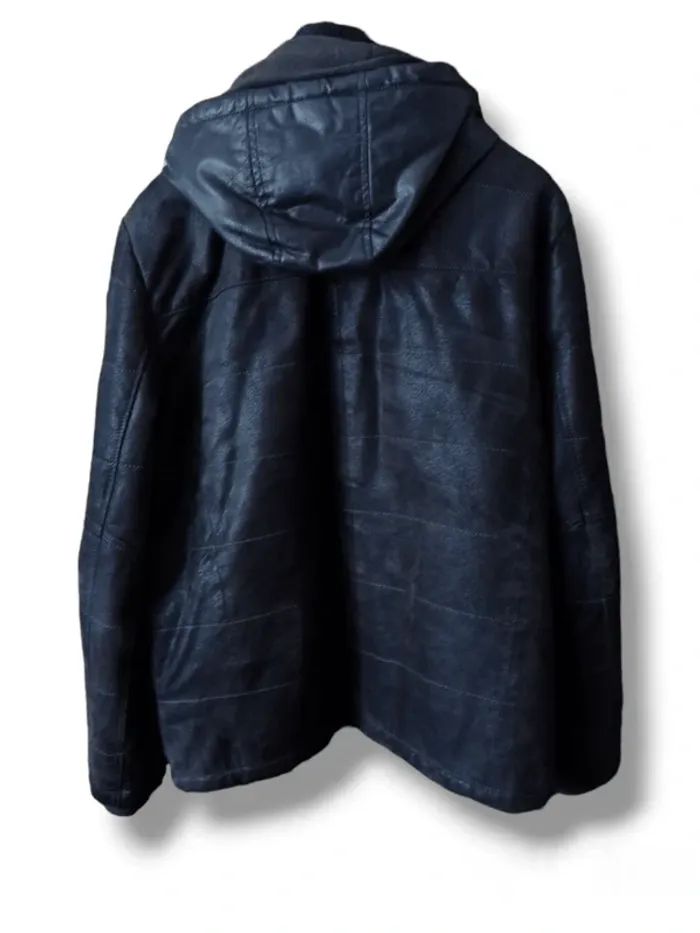 Blouson vintage en cuir Olly Gan taille XL - photo numéro 2