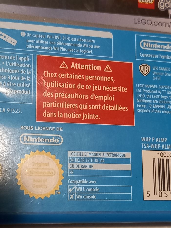 Wii u lego marvel - photo numéro 4