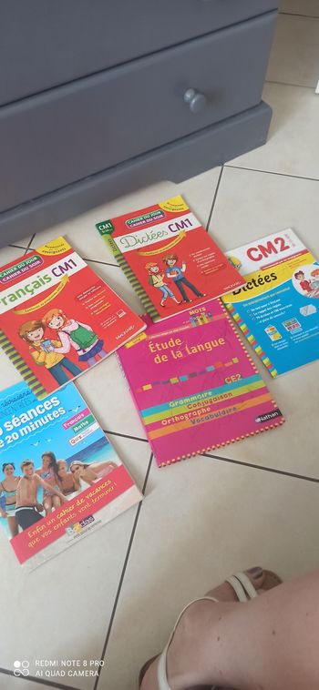 Lot de 5 livres d activités du ce2 au cm2