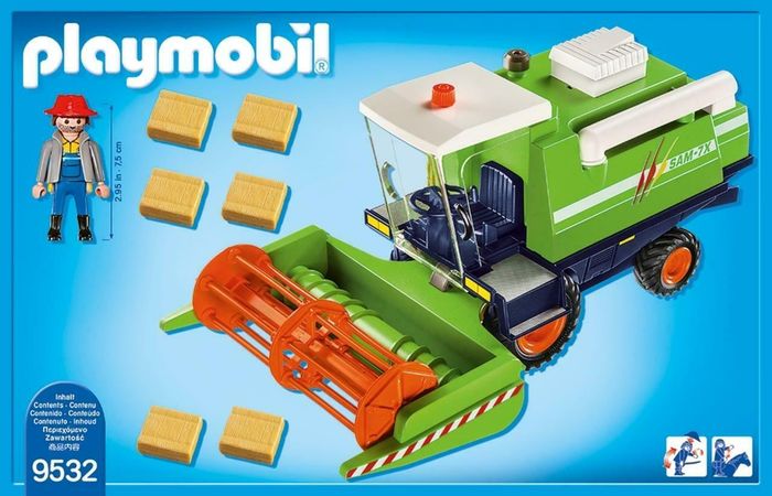 PLAYMOBIL Country 9532 Moissonneuse-Batteuse - photo numéro 2