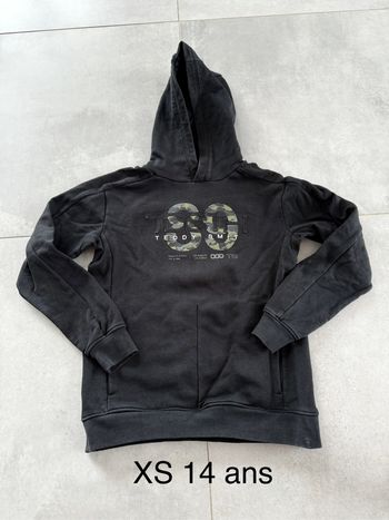 Sweat à capuche Teddy smith noir XS 14 ans